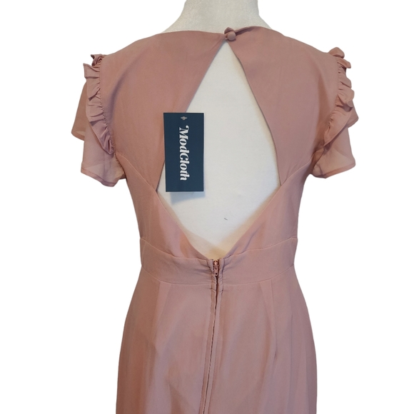 NEW ModCloth You're Flowing Places Maxi Dress in Mauve Rose - Picture 8 of 12